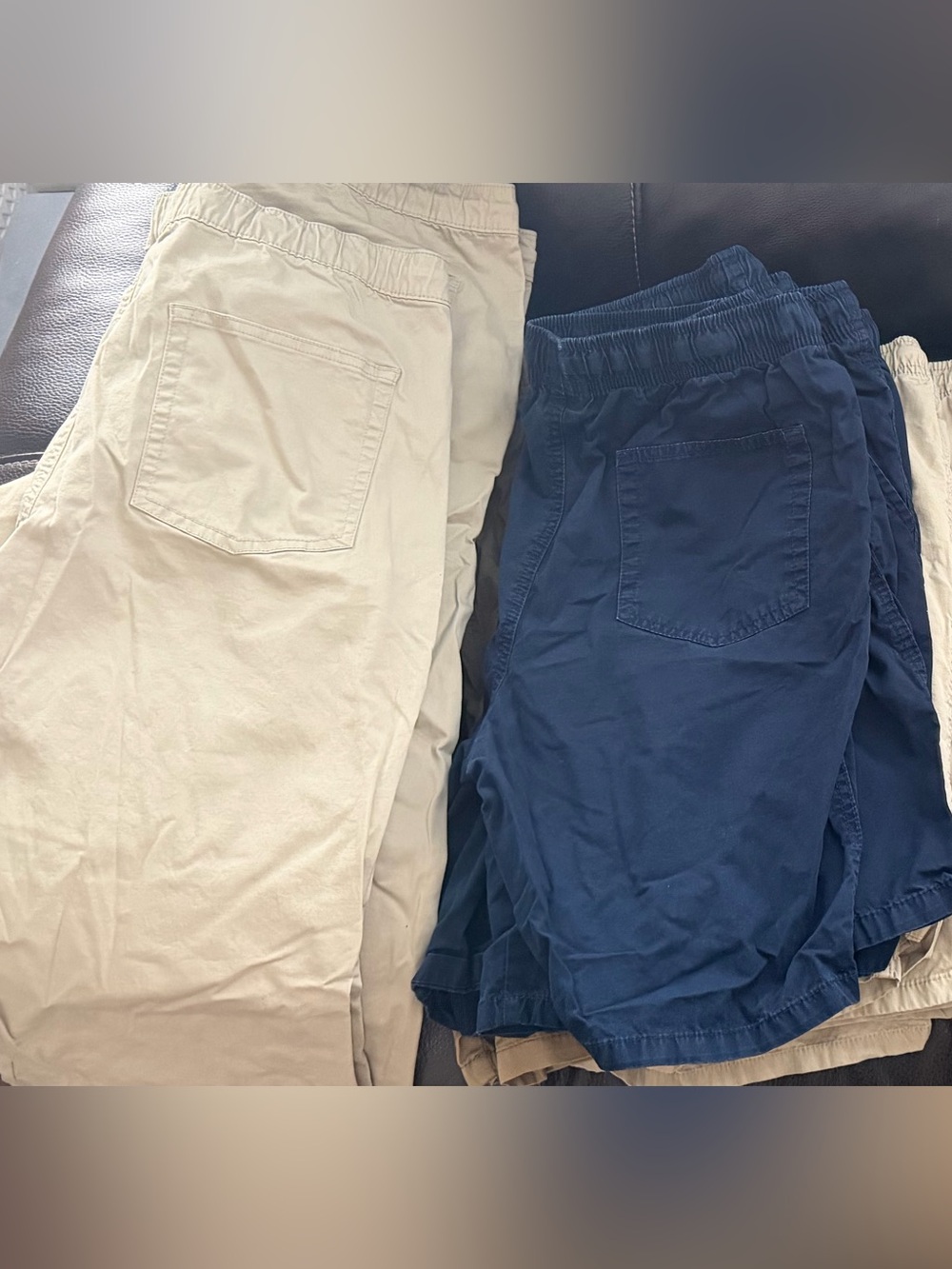 Cat & Jack Kids Casual Shorts and Pants in Navy and Khaki 16/18 Husky EUC